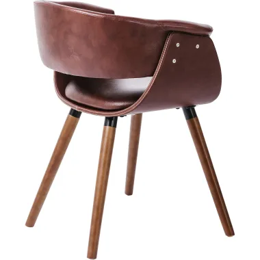 Kare Krzesło MONACO brązowe 58 x 72 x 61cm / 81837