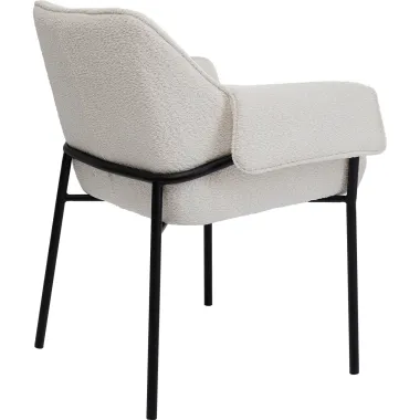 Kare Krzesło BESS kremowe 70 x 85 x 62cm / 86389