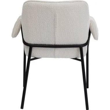 Kare Krzesło BESS kremowe 70 x 85 x 62cm / 86389