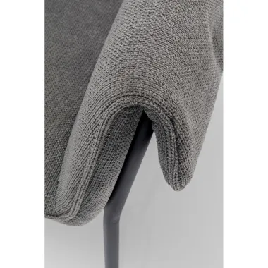 Kare Krzesło BESS szare 70 x 85 x 62cm / 86388