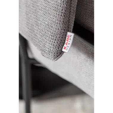 Kare Krzesło BESS szare 70 x 85 x 62cm / 86388