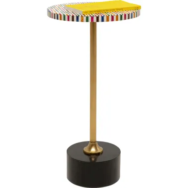 Kare Stolik pomocniczy DOMERO STICKS kolorowy Ø 25 x 50 x 25cm / 70329