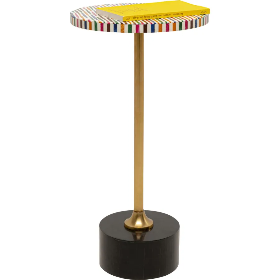 Kare Stolik pomocniczy DOMERO STICKS kolorowy Ø 25 x 50 x 25cm / 70329