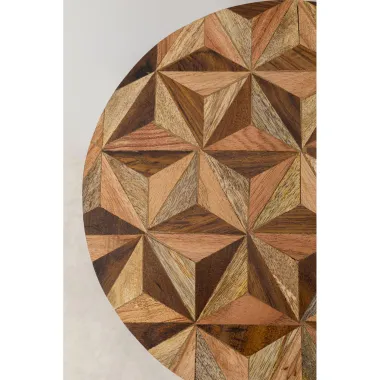 Kare Stolik pomocniczy DOMERO brązowy 25 x 50 x 25cm / 86570