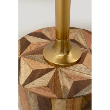 Kare Stolik pomocniczy DOMERO brązowy 25 x 50 x 25cm / 86570