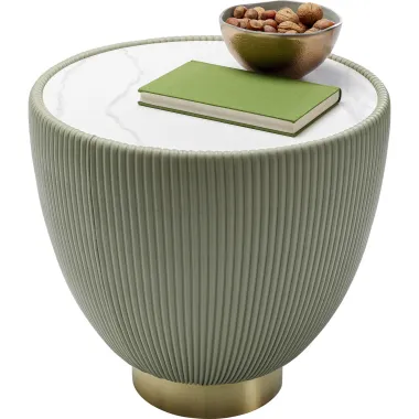 Kare Stolik boczny ENDLESS VEGAS zielony Ø 47 x 45 x 47cm / 87132