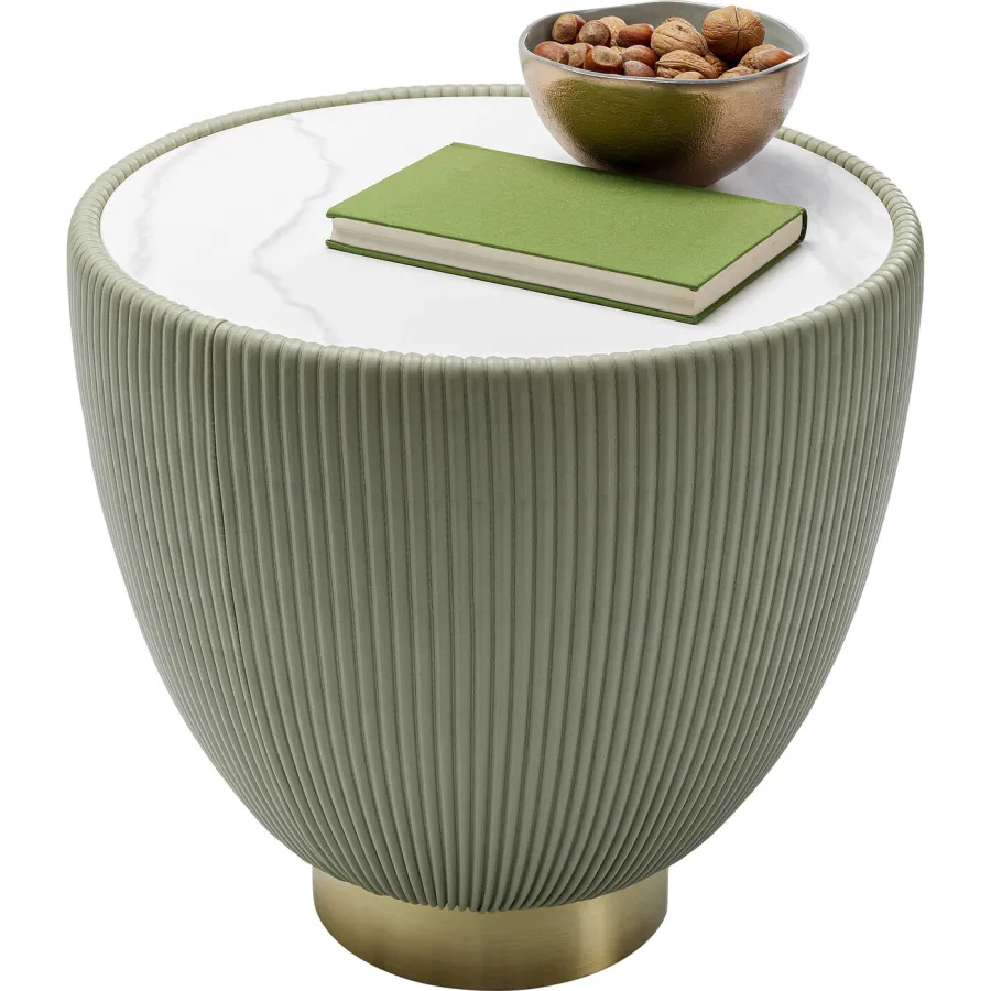 Kare Stolik boczny ENDLESS VEGAS zielony Ø 47 x 45 x 47cm / 87132