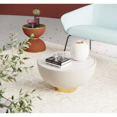 Kare Stolik kawowy ENDLESS VEGAS Ø 71 x 36 x 71cm / 87130