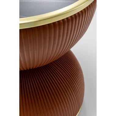 Kare Stolik kawowy MODIG ENDLESS VEGAS brązowy Ø 47 x 49 x 47cm / 87131