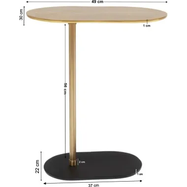 Kare Stolik pomocniczy SLIDE 50 x 59 x 30cm / 86711