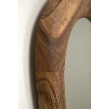 Kare Lustro ścienne JORGE brązowe 45 x 91 x 5cm / 70374