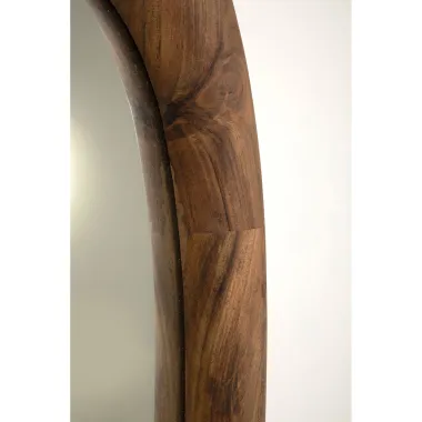 Kare Lustro ścienne JORGE brązowe 45 x 91 x 5cm / 70374