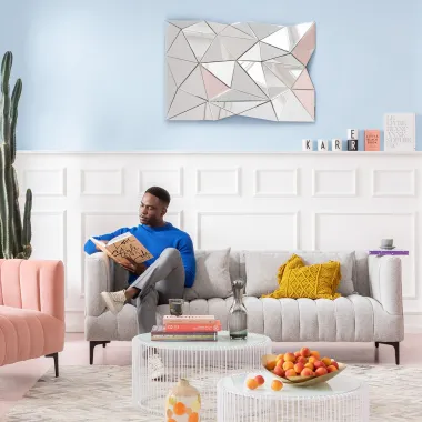 Kare Lustro ścienne PRISMA 80 x 120 x 10cm / 44897