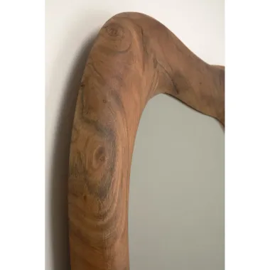 Kare Lustro ścienne JORGE brązowe 78 x 80 x 7cm / 70375