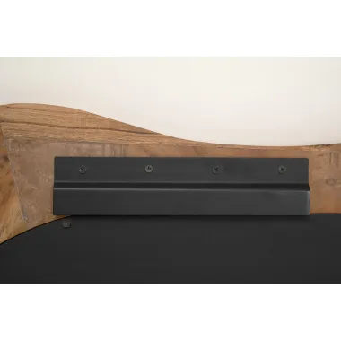 Kare Lustro ścienne JORGE brązowe 78 x 80 x 7cm / 70375