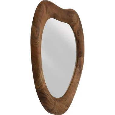 Kare Lustro ścienne JORGE brązowe 78 x 80 x 7cm / 70375