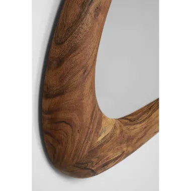 Kare Lustro ścienne JORGE brązowe 101 x 62 x 6cm / 70376