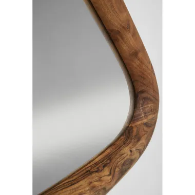 Kare Lustro ścienne JORGE brązowe 101 x 62 x 6cm / 70376