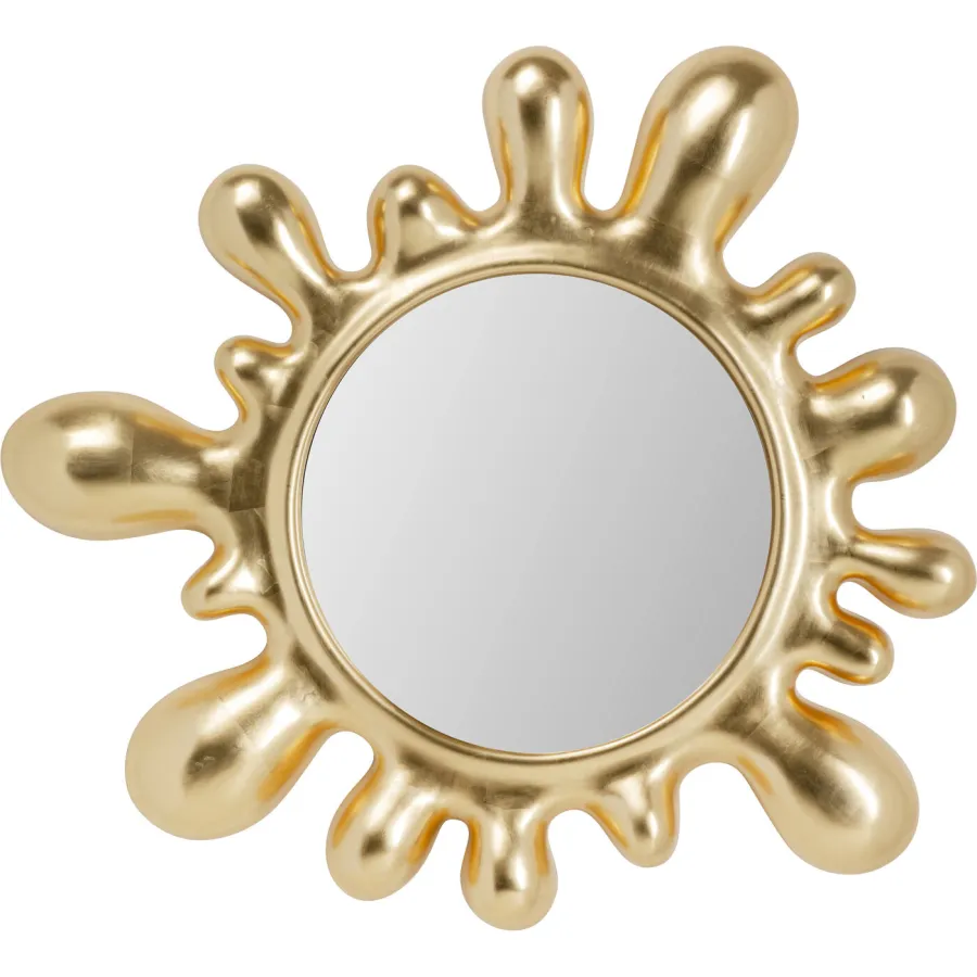 Kare Lustro ścienne GIANT DROP złoty 123 x 113x 10cm / 70601