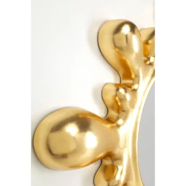 Kare Lustro ścienne GIANT DROP złoty 123 x 113x 10cm / 70601