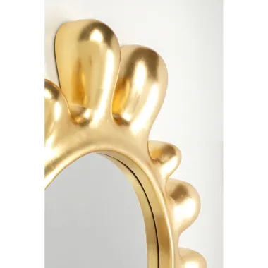 Kare Lustro ścienne GIANT DROP złoty 123 x 113x 10cm / 70601