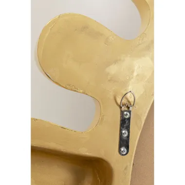 Kare Lustro ścienne GIANT DROP złoty 123 x 113x 10cm / 70601