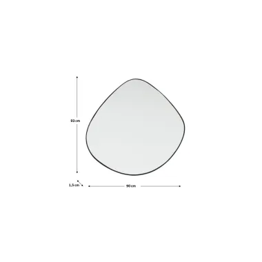 Kare Lustro ścienne GOTEBORG 93 x 90 x 2cm / 80908
