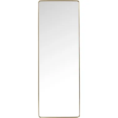 Kare Lustro ścienne CURVE BRASS złoty 70 x 200 x 5cm / 82713