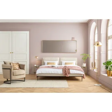 Kare Lustro ścienne CURVE BRASS złoty 70 x 200 x 5cm / 82713