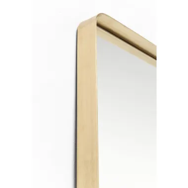 Kare Lustro ścienne CURVE BRASS złoty 70 x 200 x 5cm / 82713