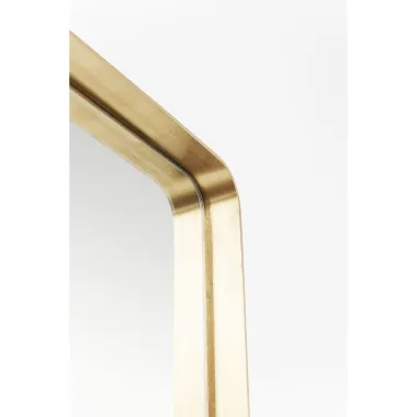 Kare Lustro ścienne CURVE BRASS złoty 70 x 200 x 5cm / 82713