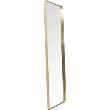 Kare Lustro ścienne CURVE BRASS złoty 70 x 200 x 5cm / 82713