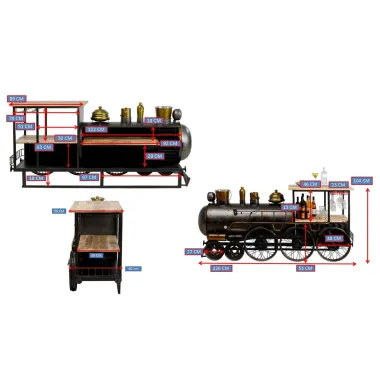 Kare Bar STEAMLOCK 225 x 105 x 65cm / 87197