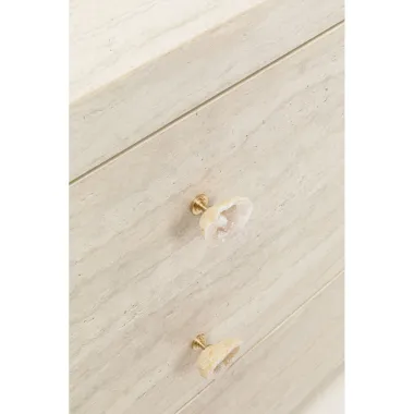 Kare Komoda TRAVERTINO beżowy 91 x 74 x 41cm / 71053