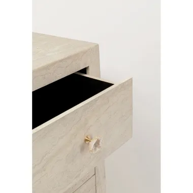 Kare Komoda TRAVERTINO beżowy 49 x 110 x 41cm / 71051