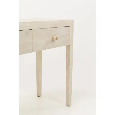 Kare Konsola TRAVERTINO beżowy 100 x 77 x 40cm / 71054