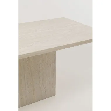 Kare Stół do jadalni TRAVERTINO beżowy 160 x 75 x 90cm / 71063