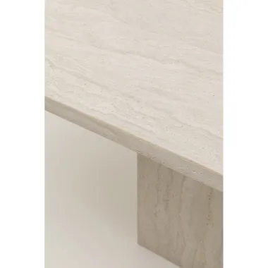 Kare Stół do jadalni TRAVERTINO beżowy 160 x 75 x 90cm / 71063