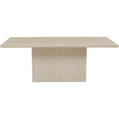 Kare Stół do jadalni TRAVERTINO beżowy 200 x 75 x 100cm / 71062