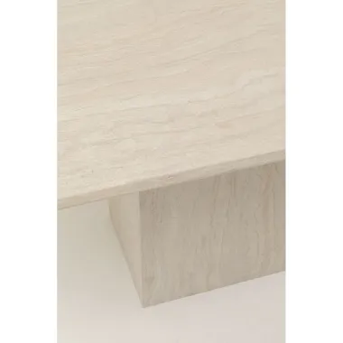 Kare Stół do jadalni TRAVERTINO beżowy 200 x 75 x 100cm / 71062