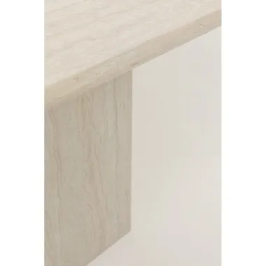 Kare Stół do jadalni TRAVERTINO beżowy 200 x 75 x 100cm / 71062