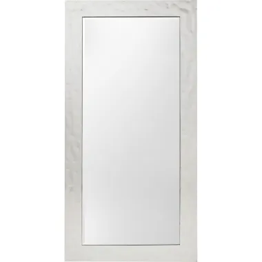 Kare Lustro ścienne CALDERA srebrne 90 x 180 x 17cm / 70489