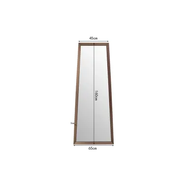 Kare Lustro ścienne AREZZO COFFEE trapez 65(45) x 160 x 7cm / 70027