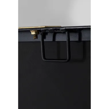 Kare Lustro ścienne SNIP czarno-złota 76 x 183 x 4cm / 87607