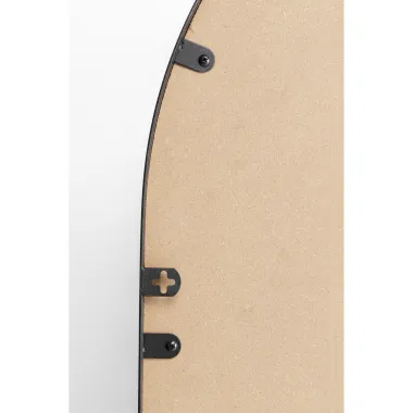 Kare Lustro ścienne BELLA czarny 77 x 173 x 5cm / 70570