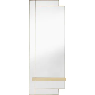 Kare Lustro ścienne GIDEON złoty 60 x 160 x 3cm / 70543