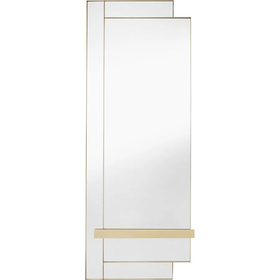 Kare Lustro ścienne GIDEON złoty 60 x 160 x 3cm / 70543