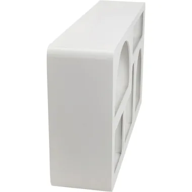 Kare Regał do salonu PACO biały 140 x 75 x 32cm / 87973