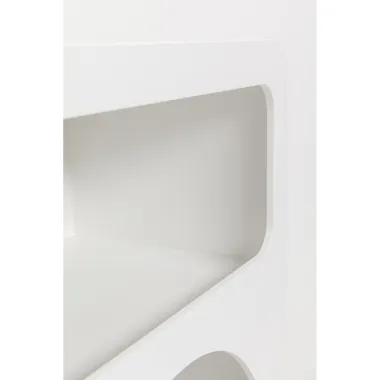 Kare Regał do salonu PACO biały 140 x 75 x 32cm / 87973