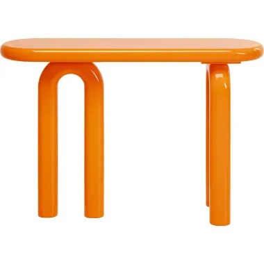 Kare Konsola ELIANO pomarańczowa 120 x 80 x 35cm / 71256